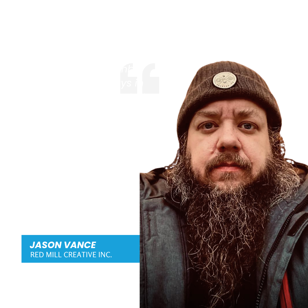 Testimonial from Jason Vance, Red Mill Creative Inc.